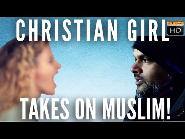 Christian Girl takes on Muslim! Hashim Vs Christian Girl (Speakers Corner)