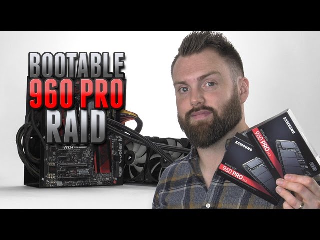 GUIDE: Set Up Samsung 960 PRO SSD in Bootable RAID 0 + Benchmarks