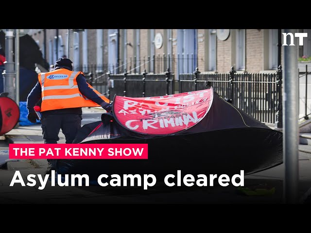 Around 200 asylum seekers and their tents removed from outside IPO office in multi-agency operation