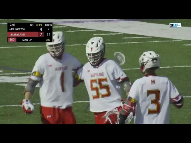 #18 Princeton @ #1 Maryland - 2.26.22 College Lacrosse Highlights