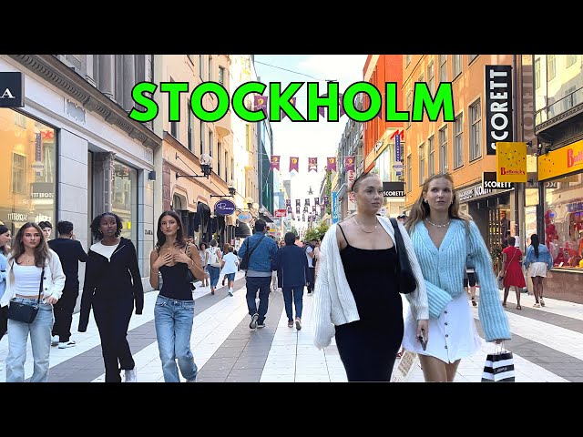 Summer Walk In Stockholm: People Going Crazy