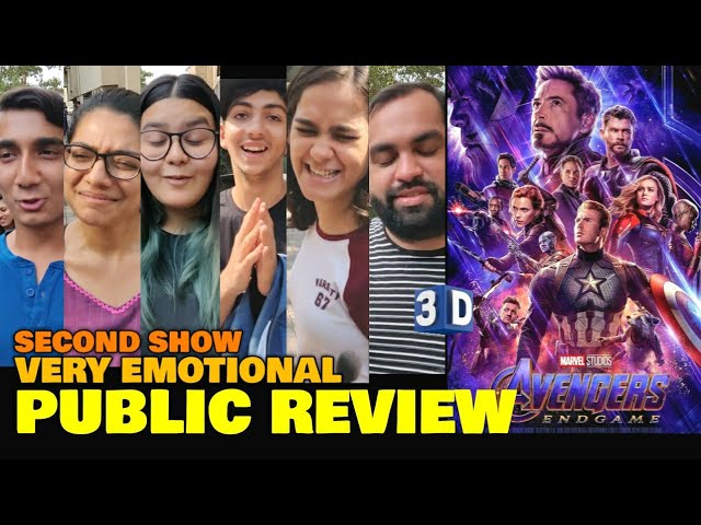 Avengers Endgame SECOND SHOW Public Review | Avengers Endgame Emotional Public Review