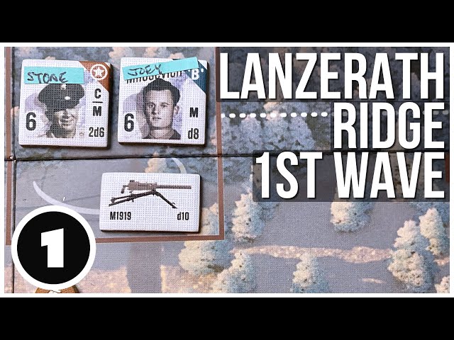 Lanzerath Ridge Playthrough - 1 | DVG Dan Verssen Games | Wargame Historical Game | Nils Johansson