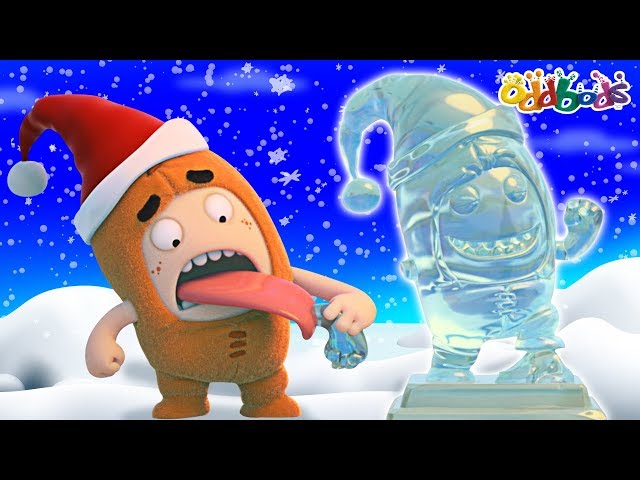 Oddbods | Ice Sculpture | CHRISTMAS Cartoons For Children