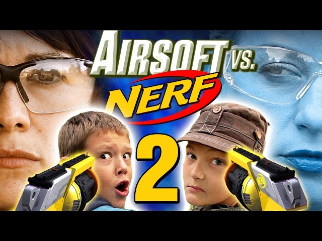 Airsoft vs Nerf 2