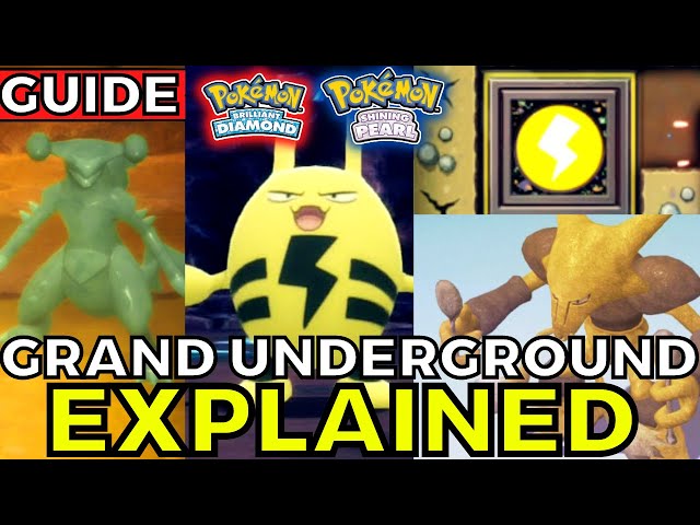 Grand Underground Guide Explained! Pokemon Brilliant Diamond and Shining Pearl