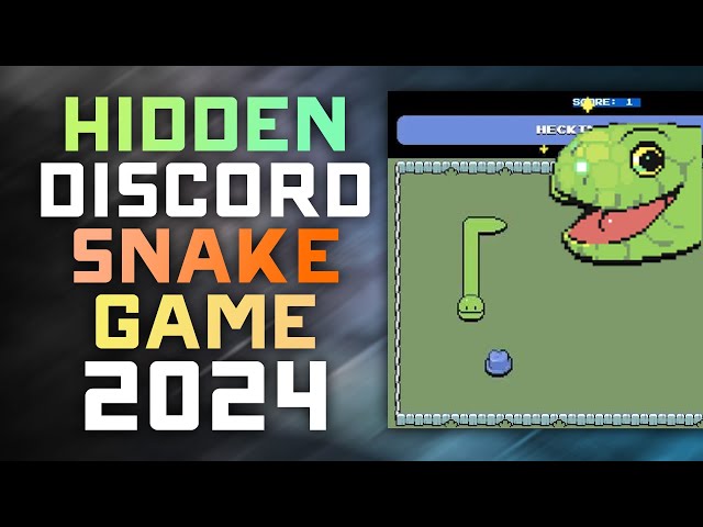 Hidden Discord SNAKE GAME Easter Egg - Play Snake on 404 Page - 2024 Updated