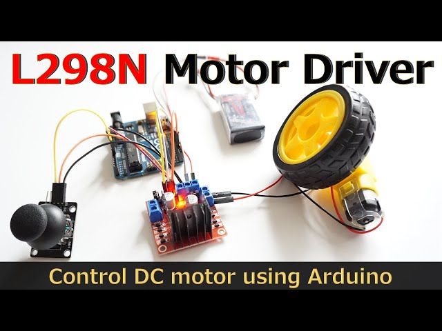 L298N Motor Driver | Control DC Motor using Arduino and Joystick 🕹