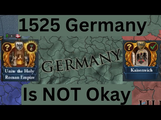 Forming Germany by 1525 as the Teutonic Order - EU4 1.36
