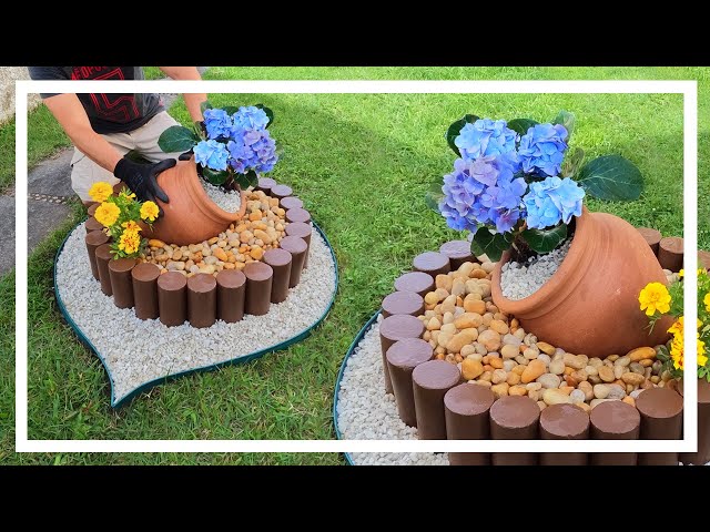 Garden Decor with Hydrangeas / Garden Ideas