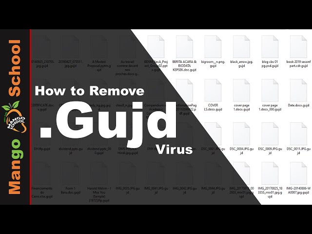 Gujd ransomware file  gujd virus Removal and decrypt guide