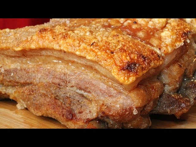 How to make Chinese Crispy Pork Belly: The Simple Salt Crust Technique