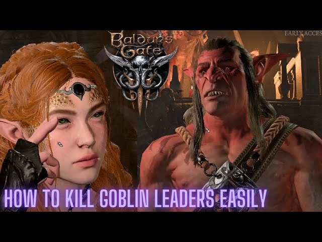 Baldur's Gate 3 - How to kill goblin leaders with no effort (Astarion kills Minthara)