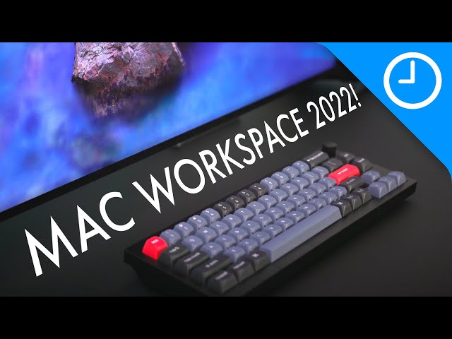 My Mac workspace for 2022!