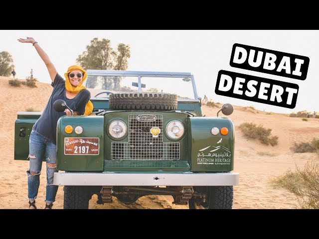 DUBAI DESERT SAFARI & DESERT CAMP!
