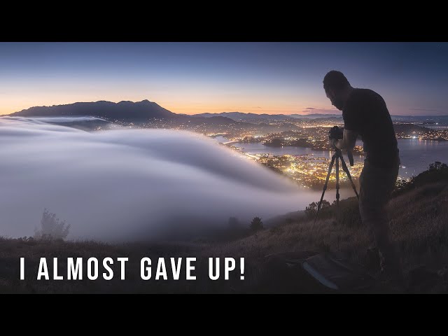 Capturing Incredible Fog Waterfalls in California & How I Almost Missed It
