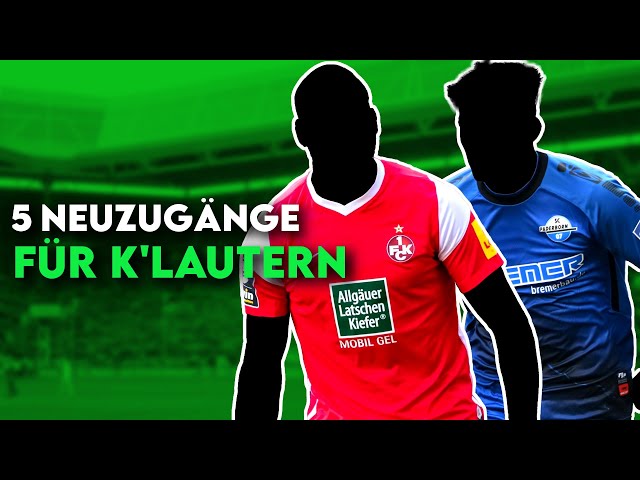 1. FC Kaiserslautern: 5 Transfers für den Klassenerhalt in der 2. Liga!