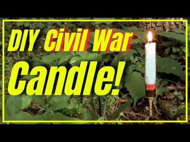 Civil War Candle ( Easy DIY )