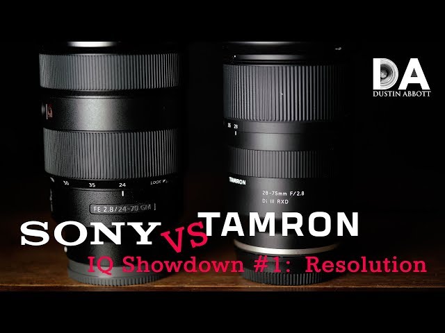 Tamron 28-75 RXD vs Sony 24-70 G-Master Part 1: Resolution | 4K