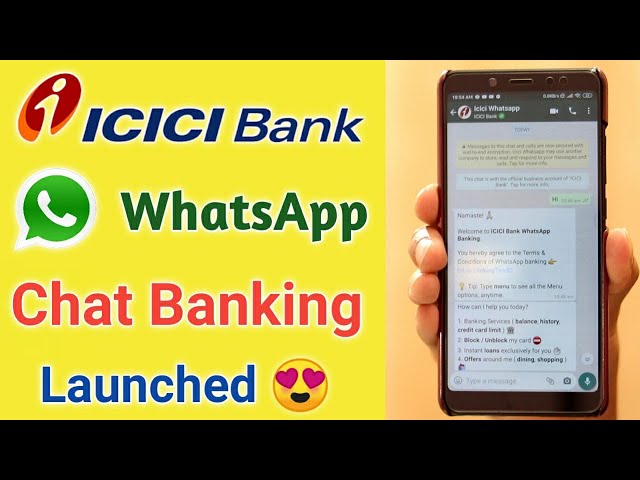 Icici Bank Whatsapp Banking ¦¦ How to use icici Bank whatsapp Banking ¦¦ Icici Bank whatsapp Banking