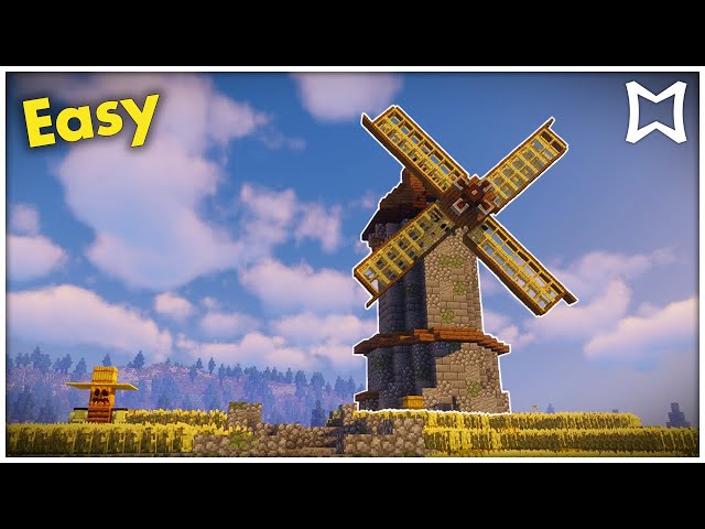 ► Minecraft Survival Rustic Windmill Tutorial! (EASY)