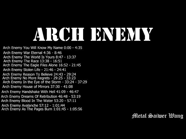 Arch Enemy - Compilation of the best tracks of Arch Enemy (Alissa White-Gluz on vocals)