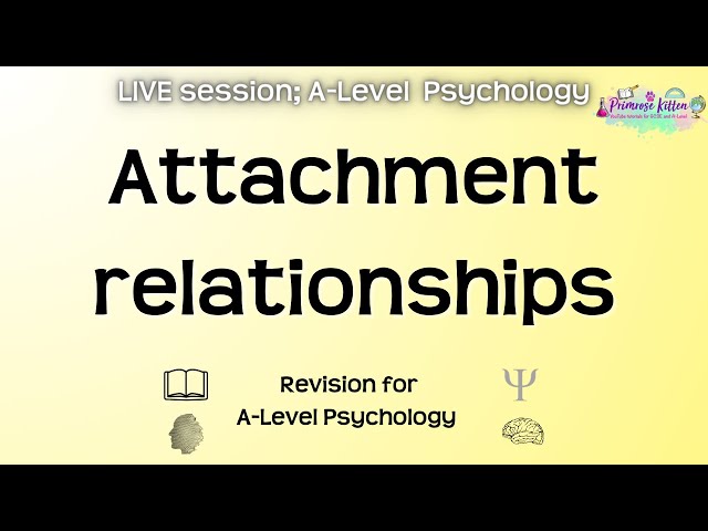 Attachment relationships - AQA A-Level Psychology | Live Revision Session