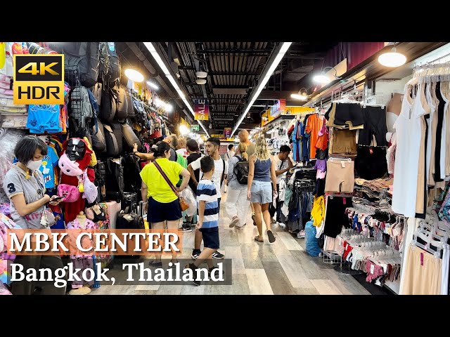 [BANGKOK] MBK Shopping Center "The Most Famous Mall For Tourists!" | Thailand [4K HDR Walk Around]