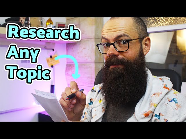 How to research any topic | Insider tips for easy and fast research