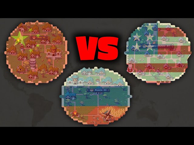 I Made EVERY Country on Earth Fight! - WorldBox