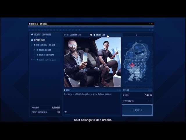GTA Online - The Contract talking about selling Dr. Dre leaks as NFT, Crypto etc..