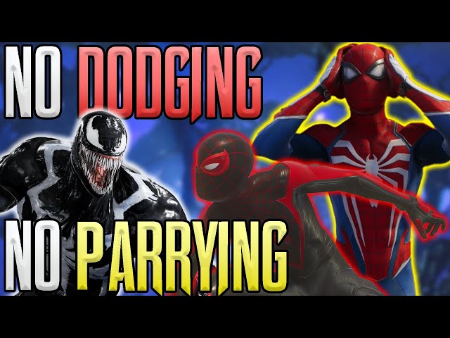 Can you beat Spider-Man 2 WITHOUT Dodging OR Parrying?!