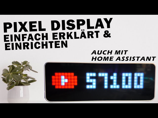 PIXEL DISPLAY - Einfach ein paar Daten im Wohnzimmer anzeigen - Ulanzi TC001