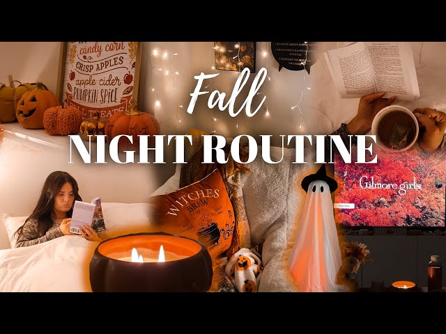 FALL NIGHT ROUTINE | a cozy & peaceful autumn evening 🕯️🍁