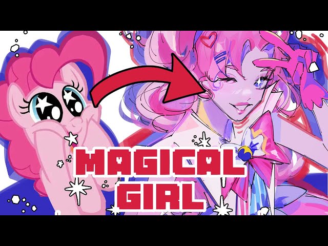 I DREW MY LITTLE PONIES AS MAGICAL GIRLS