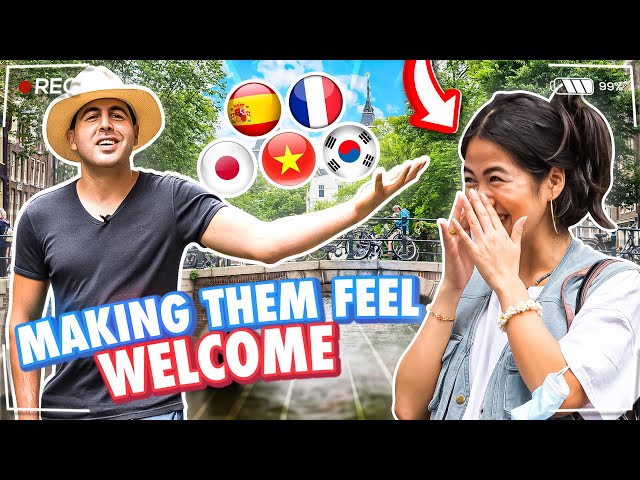 Making Foreigners Feel Welcome by Speaking Their Native Language
