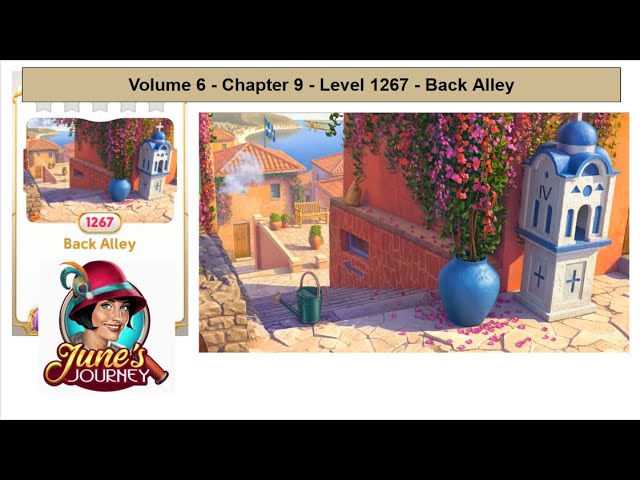 June's Journey - Volume 6 - Chapter 9 - Level 1267 - Back Alley (Complete Gameplay, in order)
