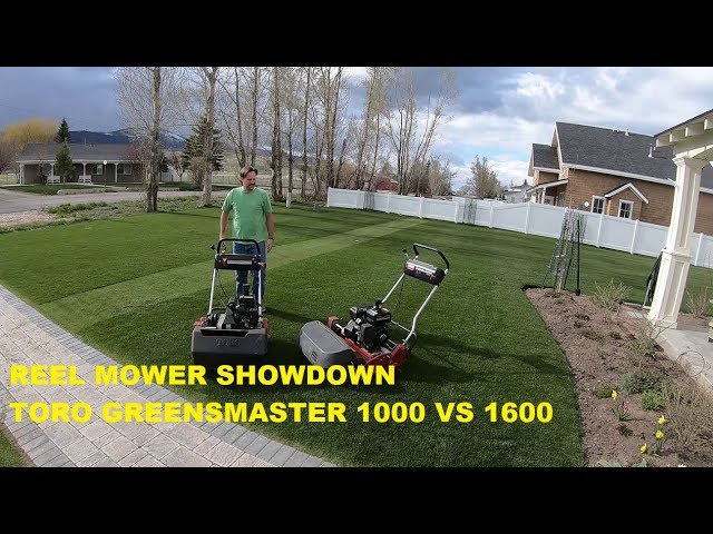 Toro Greensmaster Showdown 1600 vs 1000