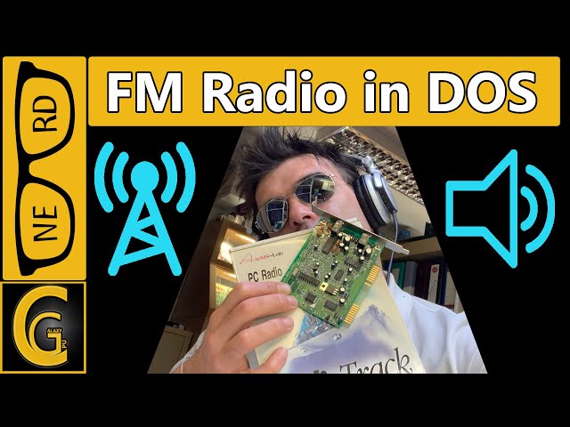 AIMS Radio Tracks 8 Bit ISA FM Radio Card on 386