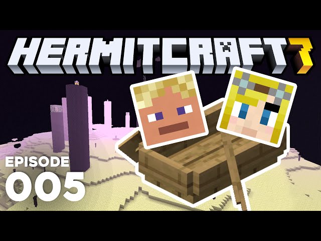 Hermitcraft 7 005 | TWO DERPS IN A BOAT?! 🤣