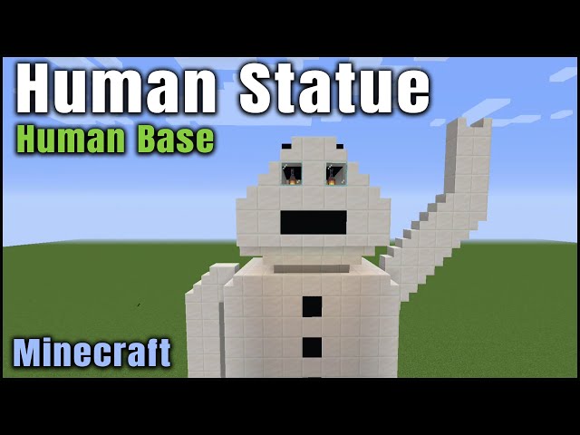 Human Statue (can be made as base) | Minecraft