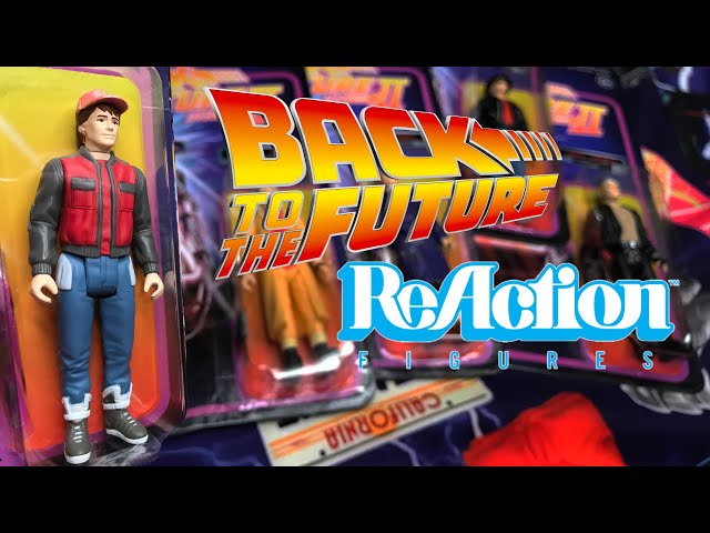 NEW Back To The Future Part II ReAction Figures - Unboxing!