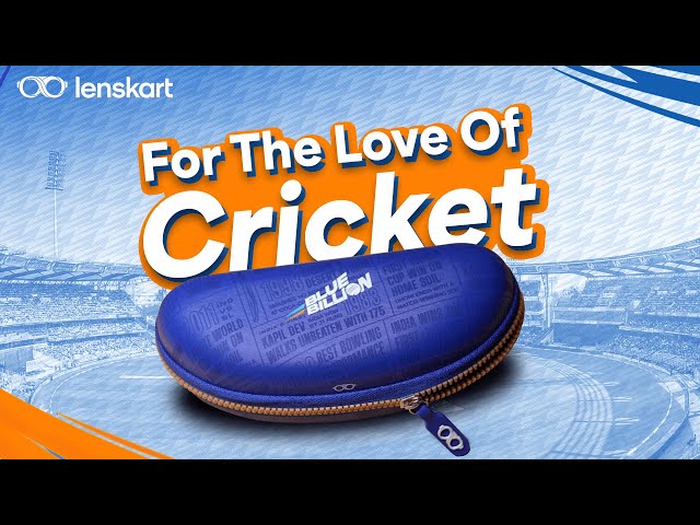 Unboxing The Blue Billion Collection | ICC World Cup 2023 | Cricket Season | #Lenskart
