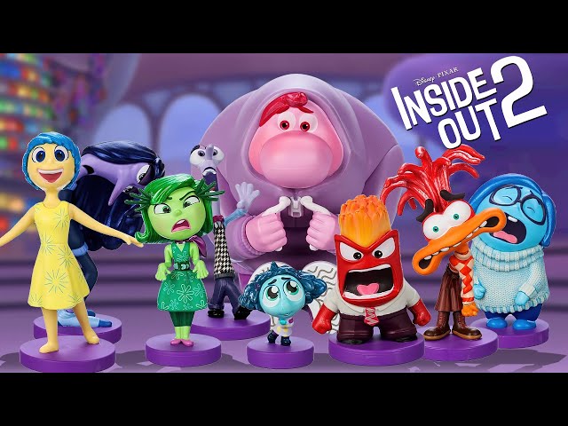 Disney Pixar Inside Out 2 Deluxe Figurine Playset Collection