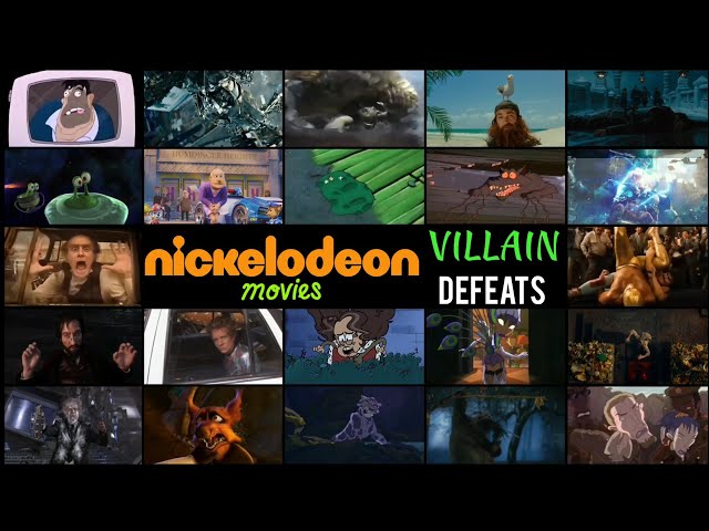Nickelodeon Movies Villain Defeats and Deaths
