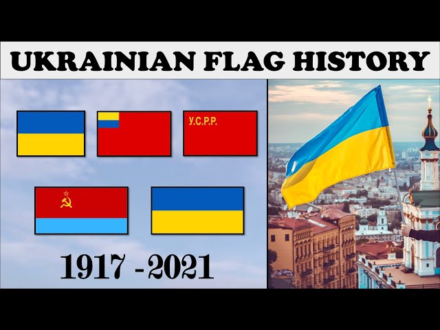Ukrainian Flag History. Every flag of Ukraine 1917-2021.