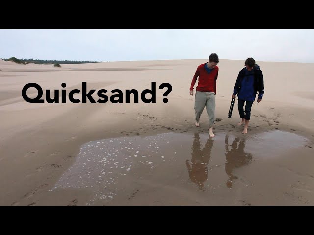 Quicksand on the Oregon Coast?