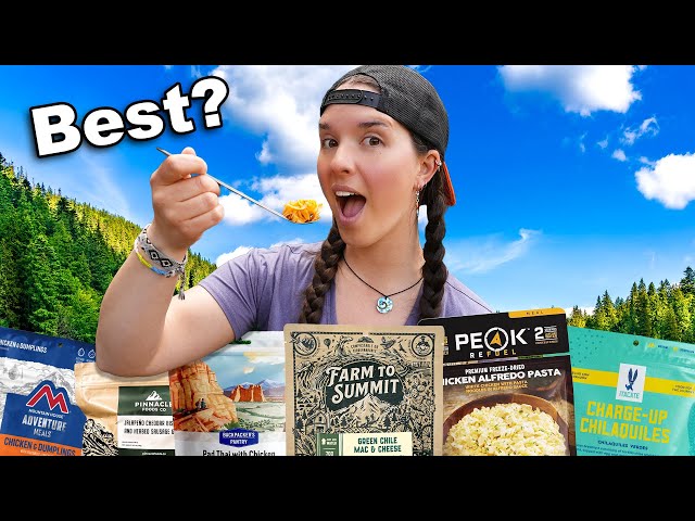 I Taste Tested Popular Backpacking Meals!