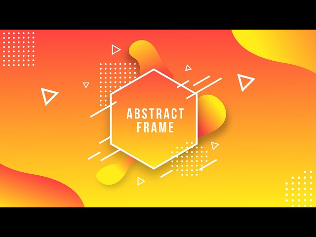 Inkscape Tutorial : Abstract Modern Frame Background