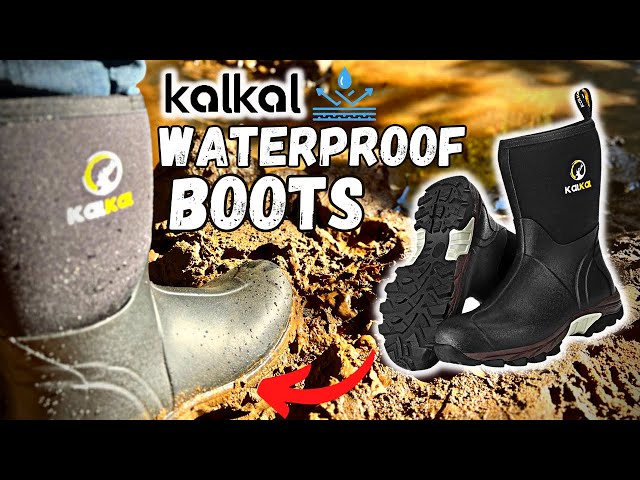 Kalkal Waterproof Rubber Neoprene Mid Calf Boots - Review